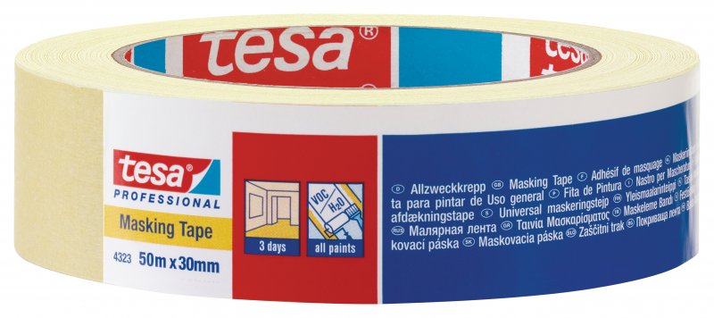 tesa® 4323  prémiová maskovací páska 60°C | hanak-trade.cz