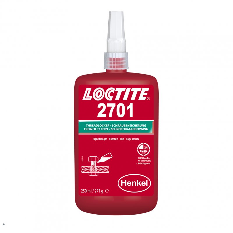 Loctite 2701 Zajišťovač šroubů VP  - 250 ml | hanak-trade.cz