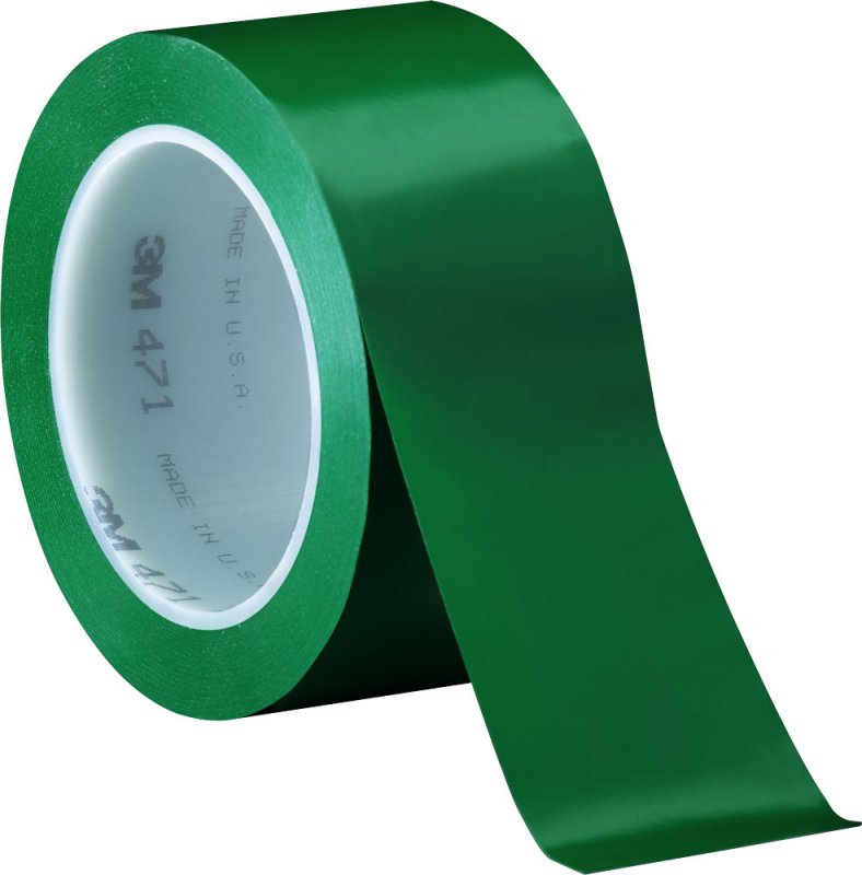 3M 471 PVC lepící páska, zelená | hanak-trade.cz