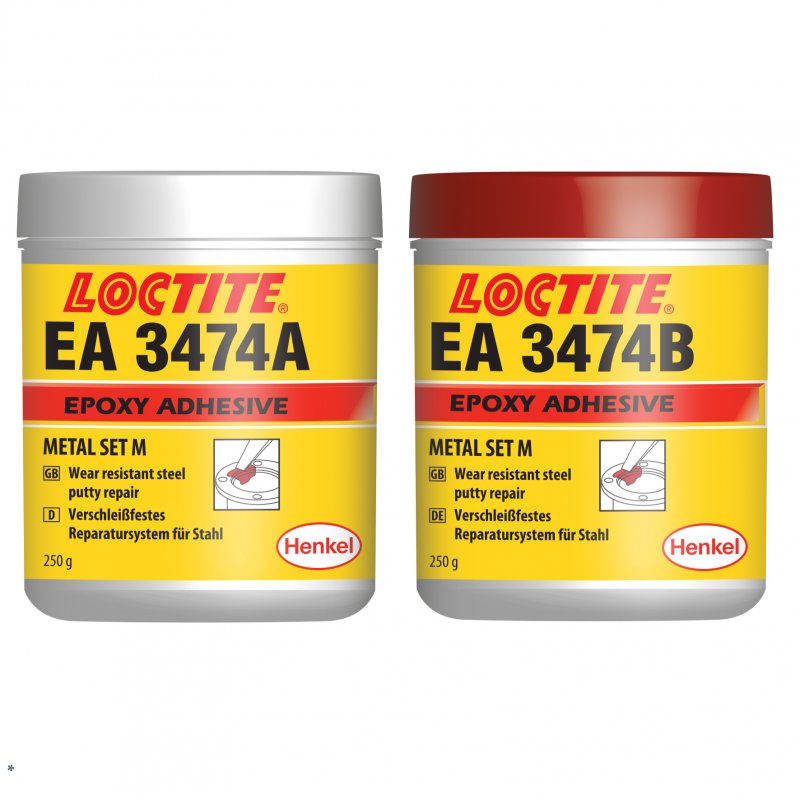 Loctite 3474 Epoxidové lepidlo - kovem plněné (ST4) - 500 g | hanak-trade.cz