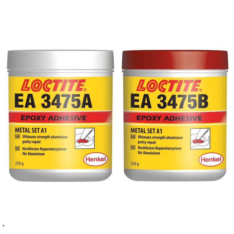 Loctite 3475 Epoxidové lepidlo - kovem plněné (AL) - 500 g | hanak-trade.cz