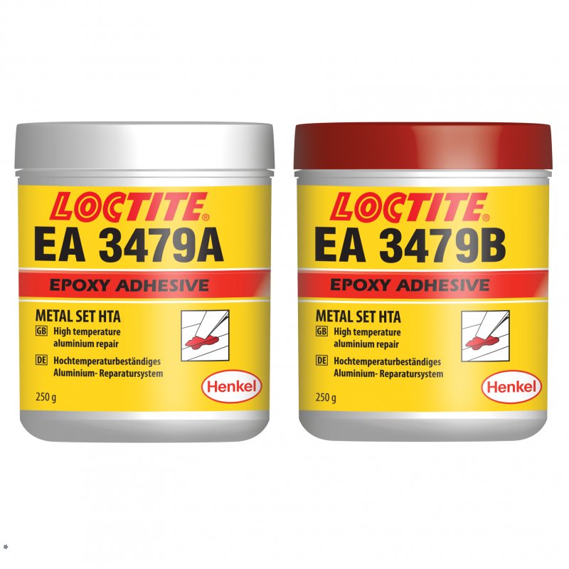 Loctite 3479 Epoxidové lepidlo - kovem plněné, vysokoteplotní - 500 g | hanak-trade.cz