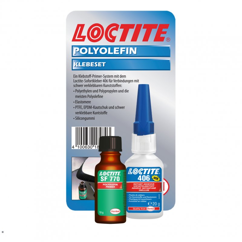 Loctite 406/770  Sada na polyolefiny - 20+10 g | hanak-trade.cz