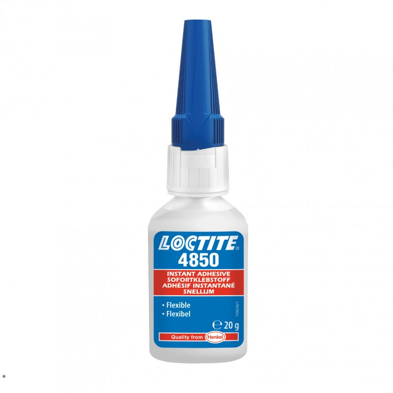 Loctite 4850 Vteřinové lepidlo pružné, čiré  - 20 g | hanak-trade.cz