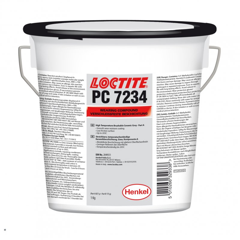 Loctite 7234 Keramický nátěr šedý VT - 1 kg | hanak-trade.cz