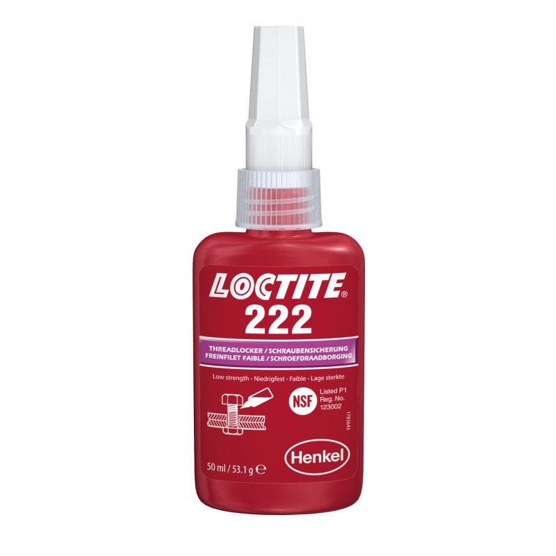 Loctite 222   Zajišťovač šroubů NP  - 50 ml | hanak-trade.cz