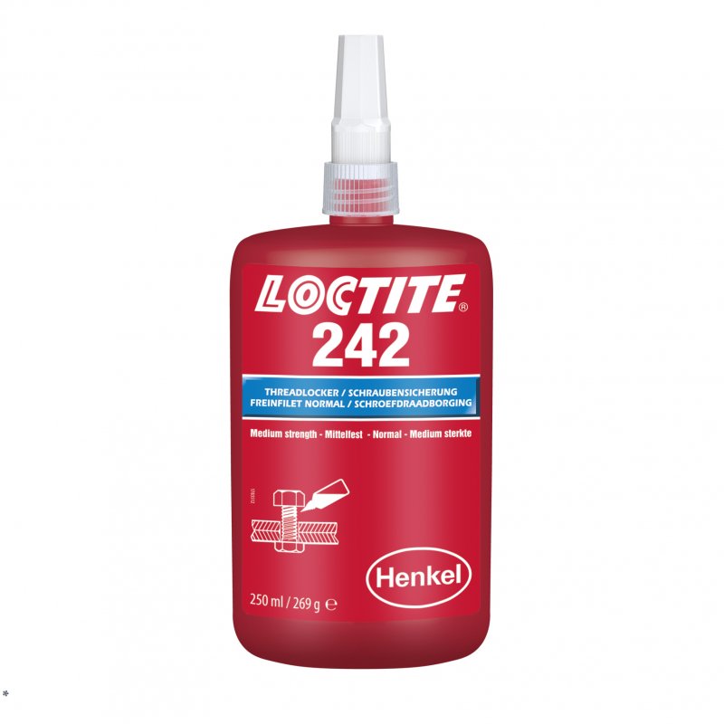 Loctite 242   Zajišťovač šroubů SP  - 250 ml | hanak-trade.cz